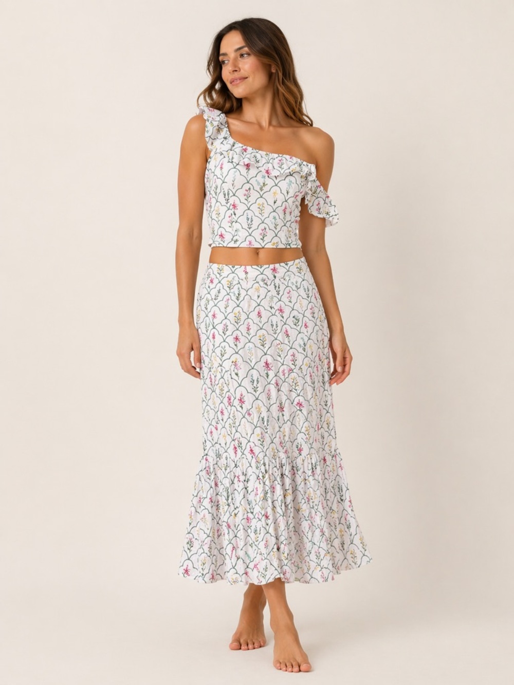 Roller Rabbit Wildflower Linen Set XS Top S Skirt